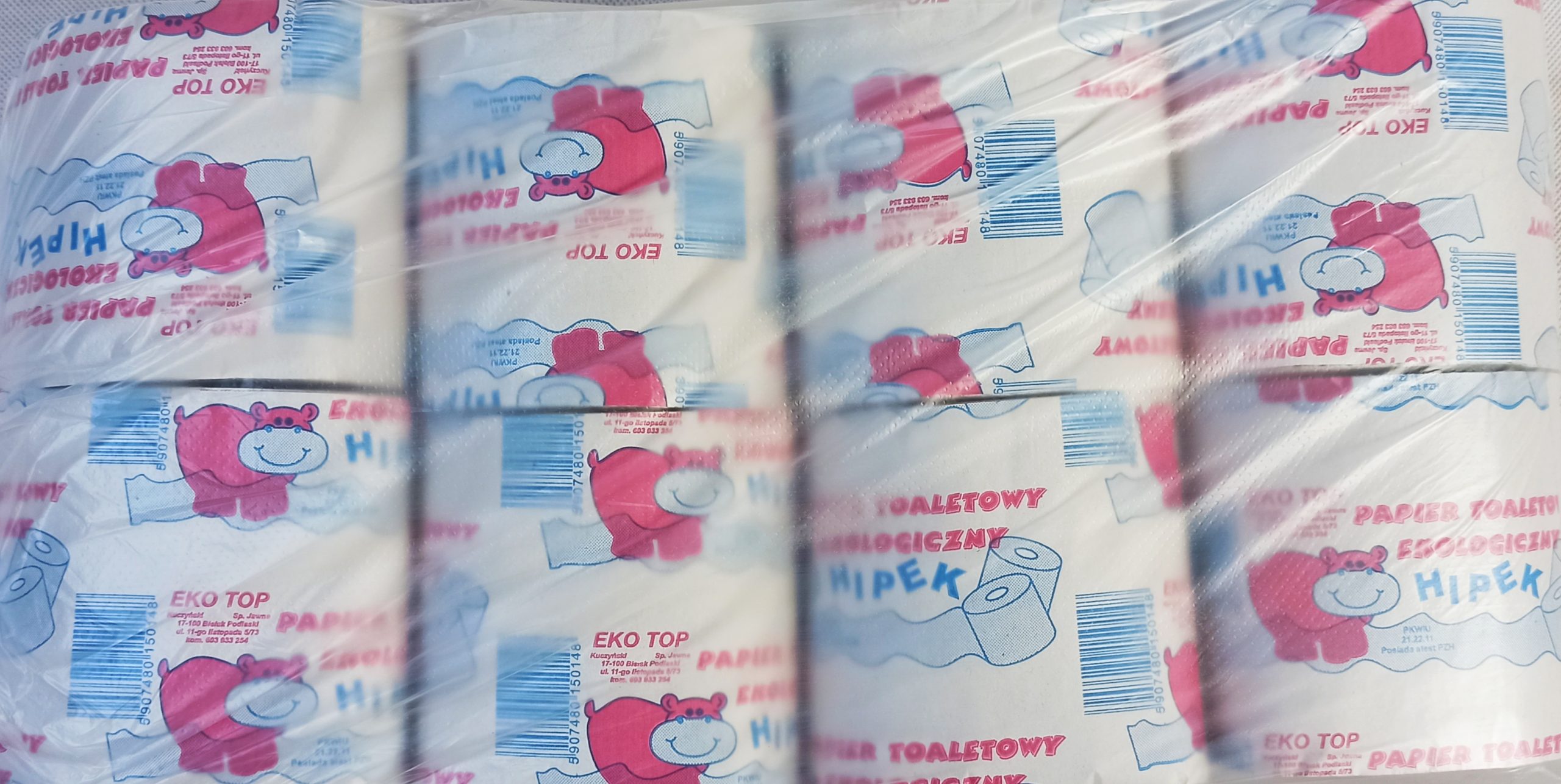 PAPIER TOALETOWY EKOLOGICZNY 64 szt SZARY MOCNY - obrazek 2